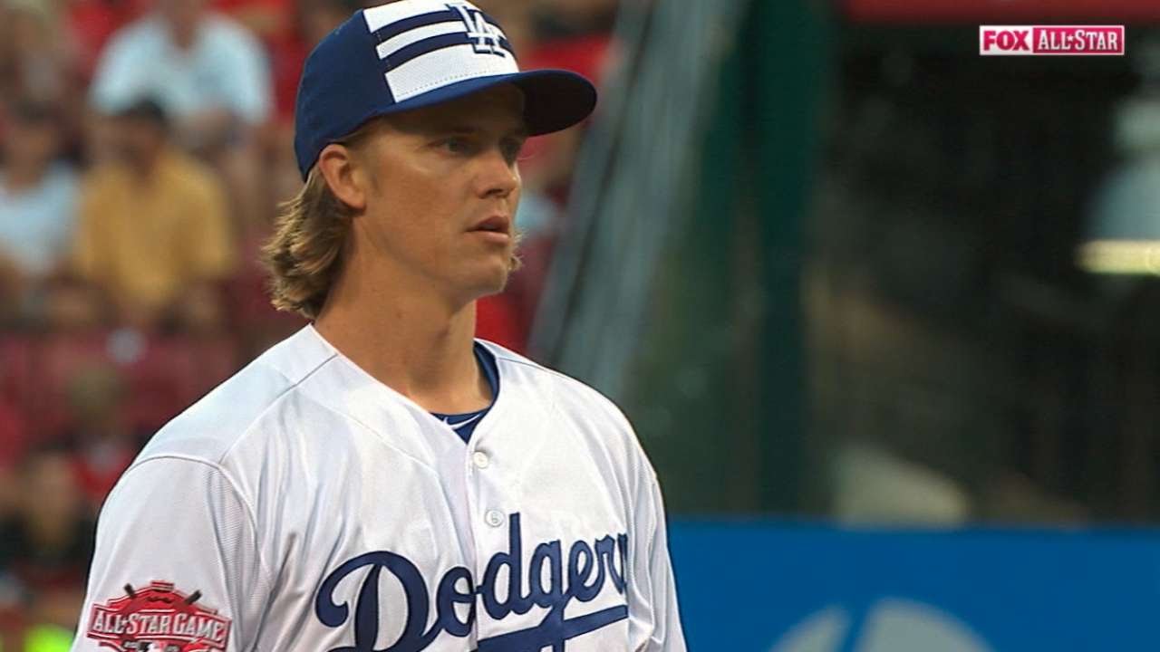 2015 ASG: Greinke strikes out four in two innings