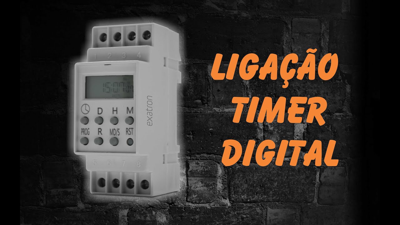 Aprenda a Instalar e Programar um TIMER DIGITAL
