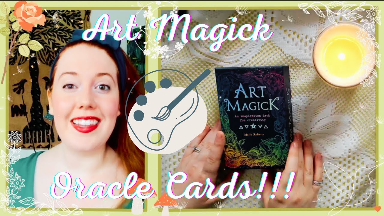 🎨 Art Magick Oracle Deck by Molly Roberts! Unboxing and Flip-Through 🧑‍🎨 Art Witch Tools! @HerSpeak