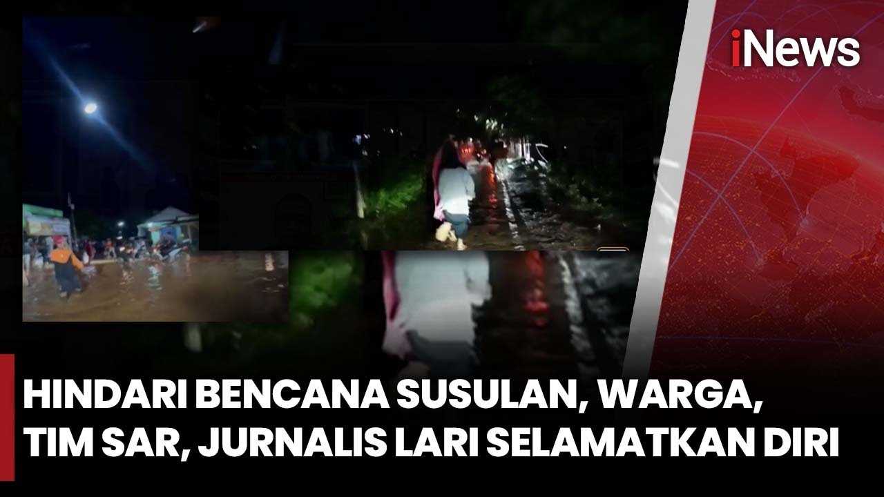 Lokasi Longsor Cilacap Banjir, Tim SAR, Jurnalis & Warga Panik hindari Susulan | iNews Room 15/11