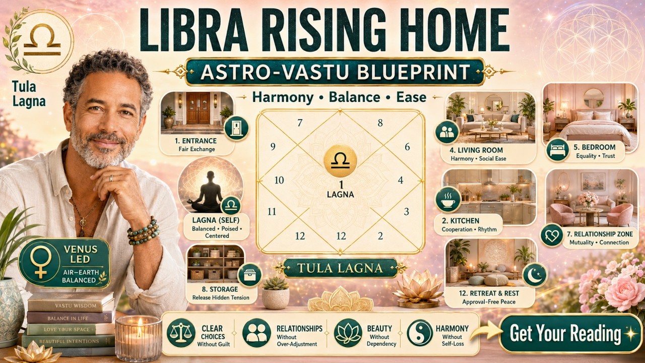 AstroVastu Interior Design for Libra Rising : Home for Harmony, Relationships & Inner Balance