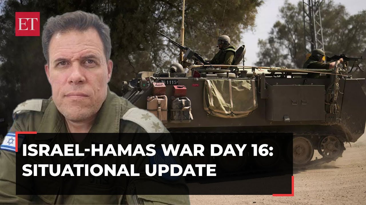 Israel-Hamas war Day 16: Hezbollah is aggressing and dragging Lebanon into war, says IDF