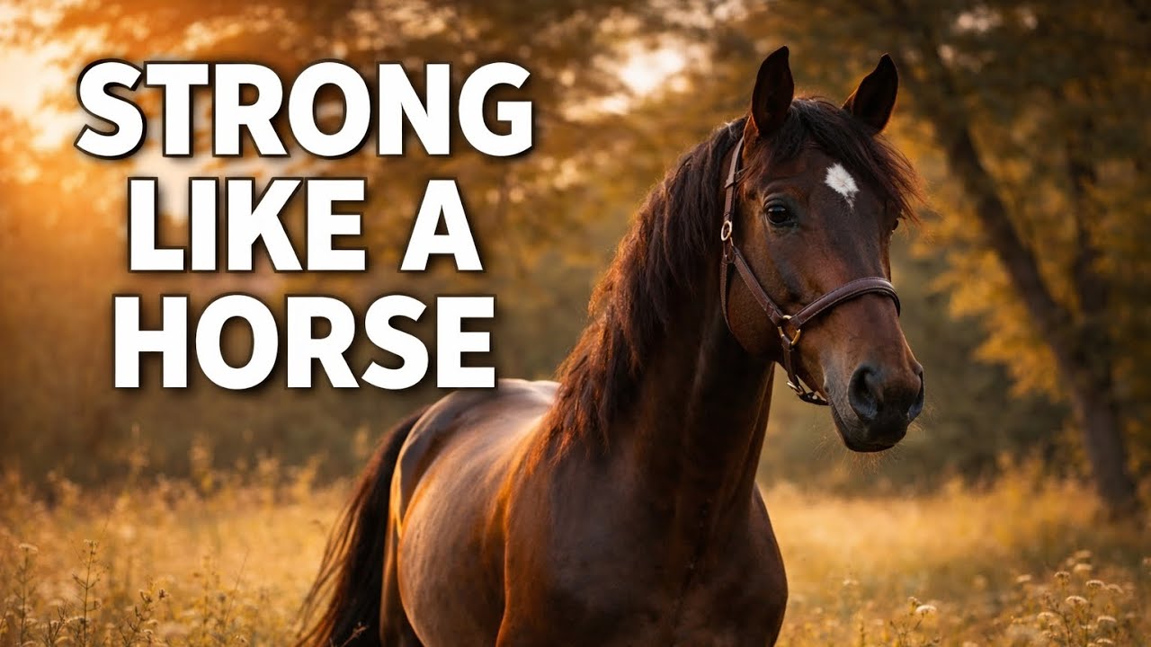 STRONG LIKE A HORSE 🐴 | Feel Powerful 💫 Feel Free #Motivation #Strength #Horse #PositiveVibes