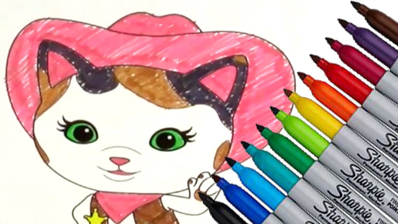 Sheriff Callie's Wild West Disney Junior Coloring page 2016 New HD Video for Kids