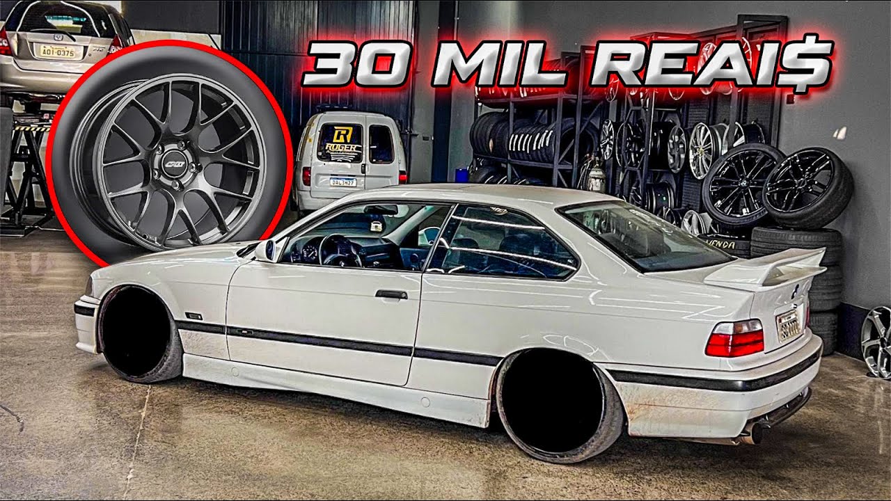AS NOVAS RODAS DA MINHA BMW E36