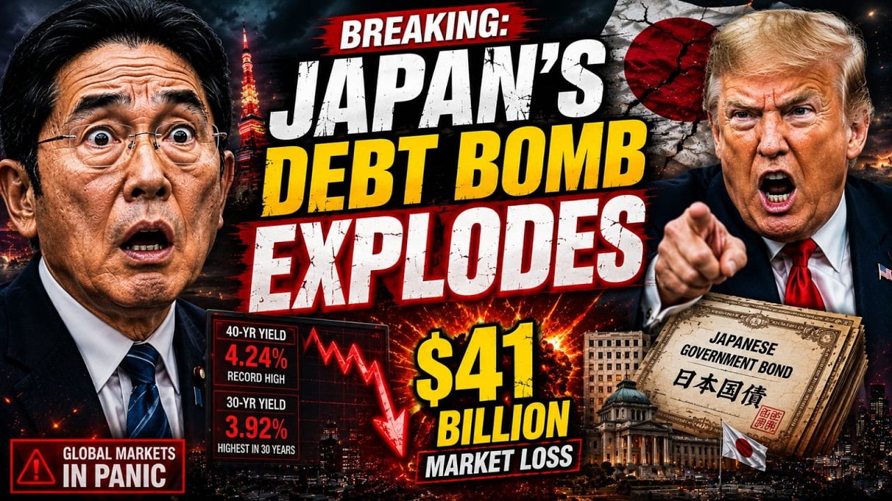BREAKING: The Bond Market Warning Japan Just Sent Could Crash Every Global Market You Own