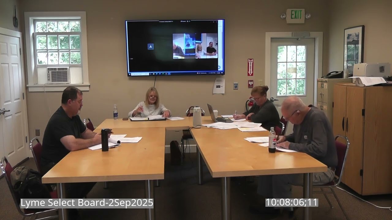 Lyme Select Board 2025-09-02