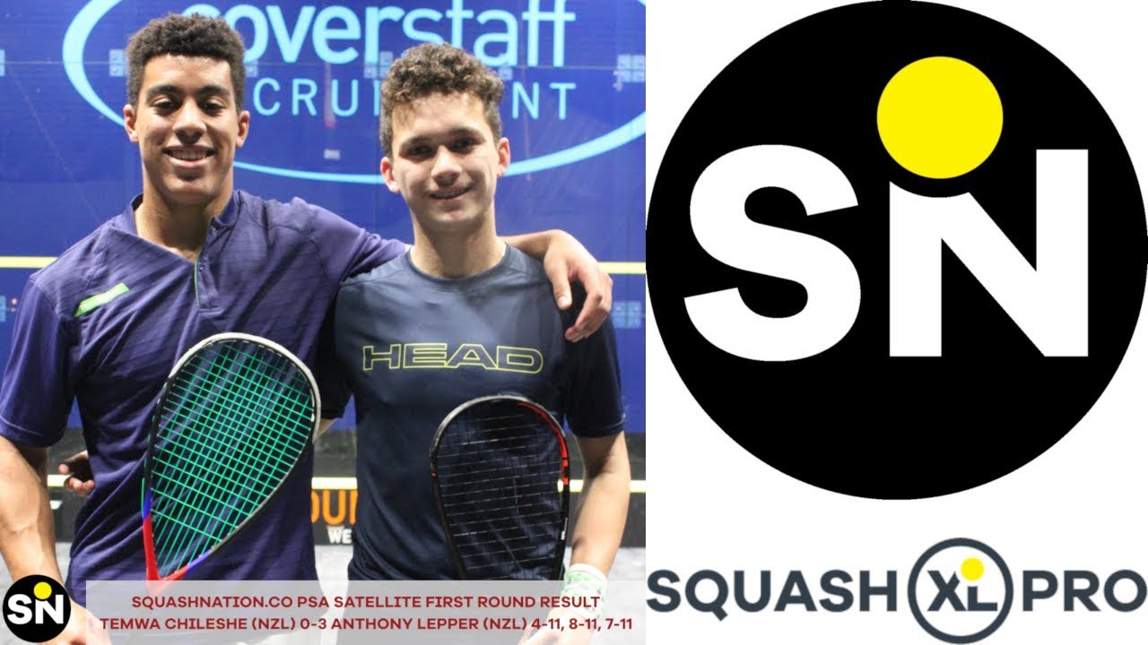 PSA SQUASH MATCH | Anthony Lepper V Temwa Chileshe