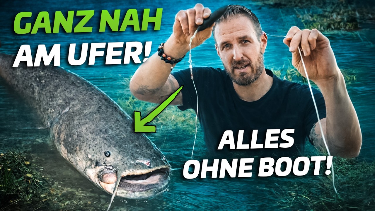 WELS direkt am UFER | KEIN Boot und leichtes Gep&auml;ck