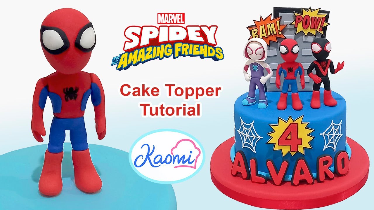 🕷️ Spidey and His Amazing Friends: SPIDEY Cake Topper / Spidey y Sus Sorprendentes Amigos: SPIDEY