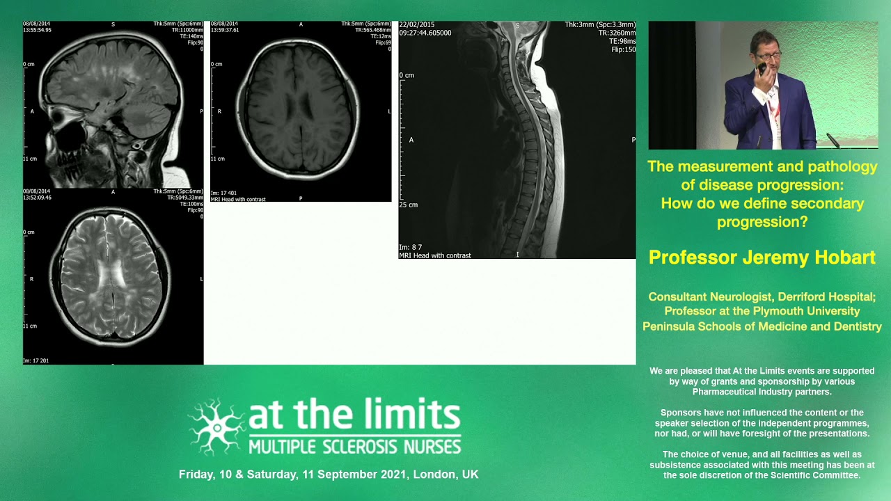 Professor Jeremy Hobart - The measurement and pathology of disease progression: