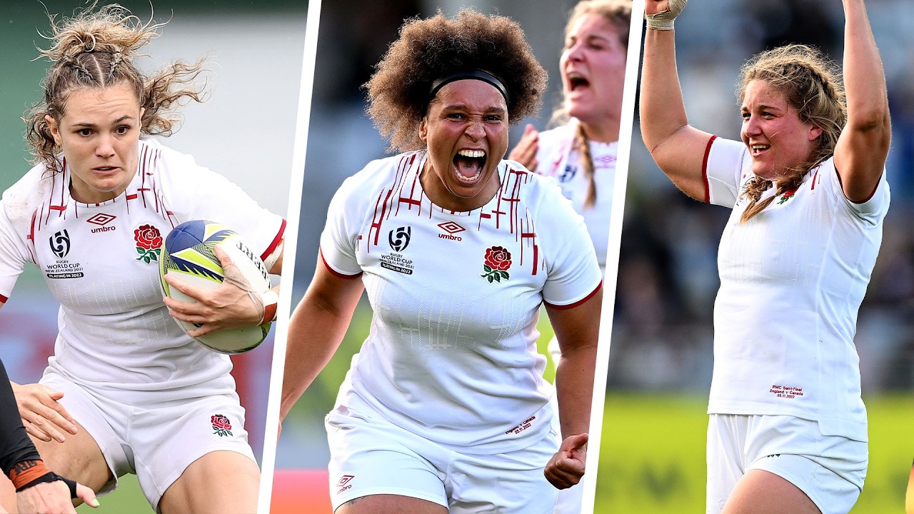 Red Roses run riot 🌹| England’s Best Tries at Rugby World Cup 2021