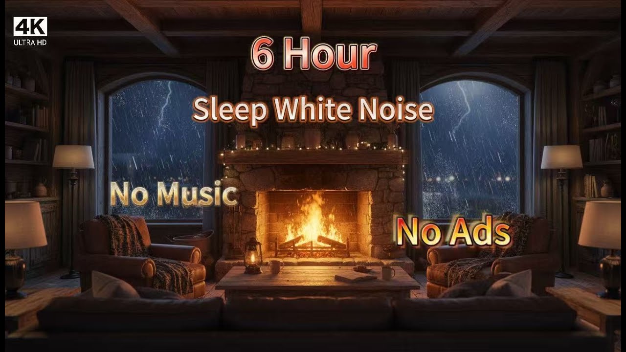 Distant Thunder for Niche Lovers: Safe & Cozy Storm in a Cabin (6 Hours)