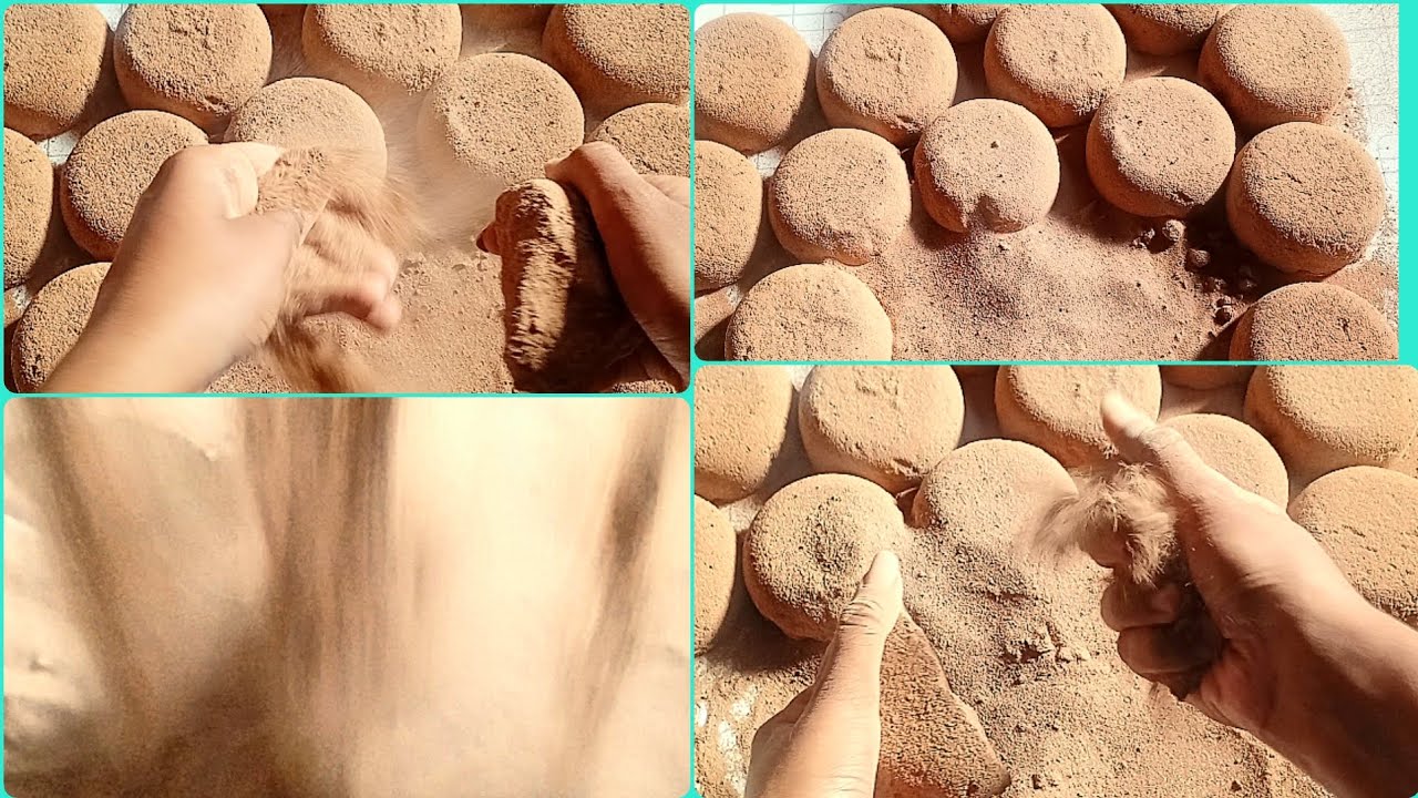 NEW ☺ SOFT SILKY RED DIRT ❤ extremely satisfying to watch / mouthwatering mixing 