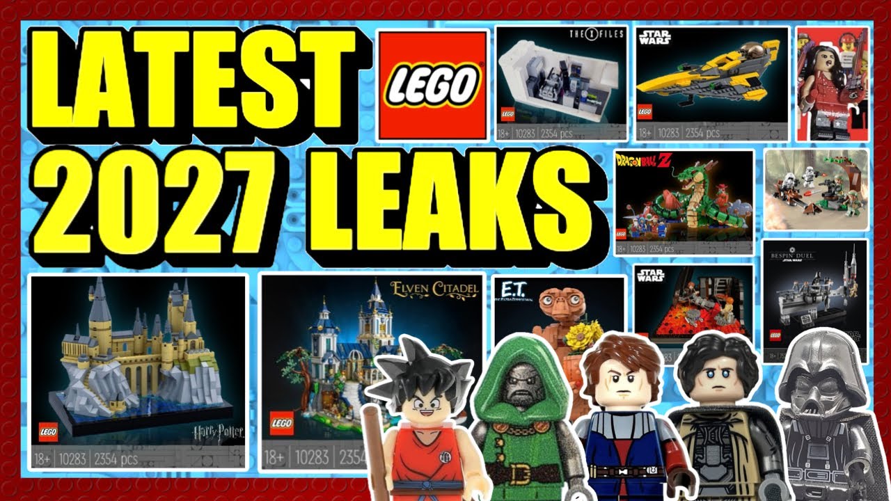 СУМАСШЕДШИЕ НОВЫЕ УТЕЧКИ ИНФОРМАЦИИ О LEGO! Звездные войны, Dragon Ball, Судный день, Гарри Потте...