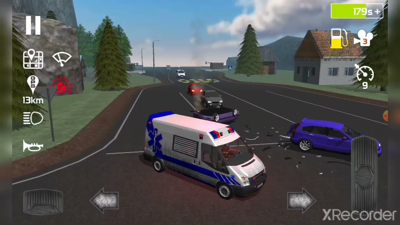emergency ambulance simulator: using my Transoon ambulance/ by skisosoft Android gameplay