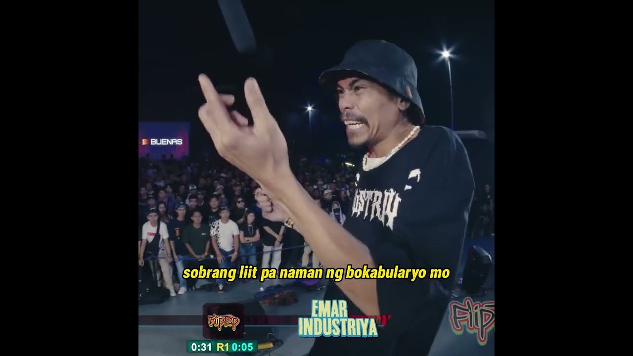 FLIPTOP SOLID ROUND 1 OF EMAR INDUSTRIYA AGAINST M ZHAYT