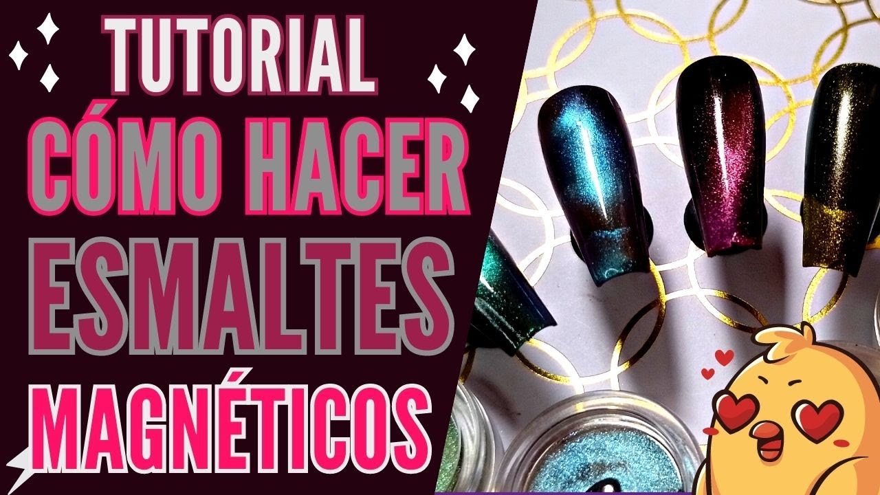 🧲EFECTO MAGNÉTICO💅🏻en esmalte TRADICIONAL😲 CÓMO usar los EFECTOS OJO DE GATO🐱🪄