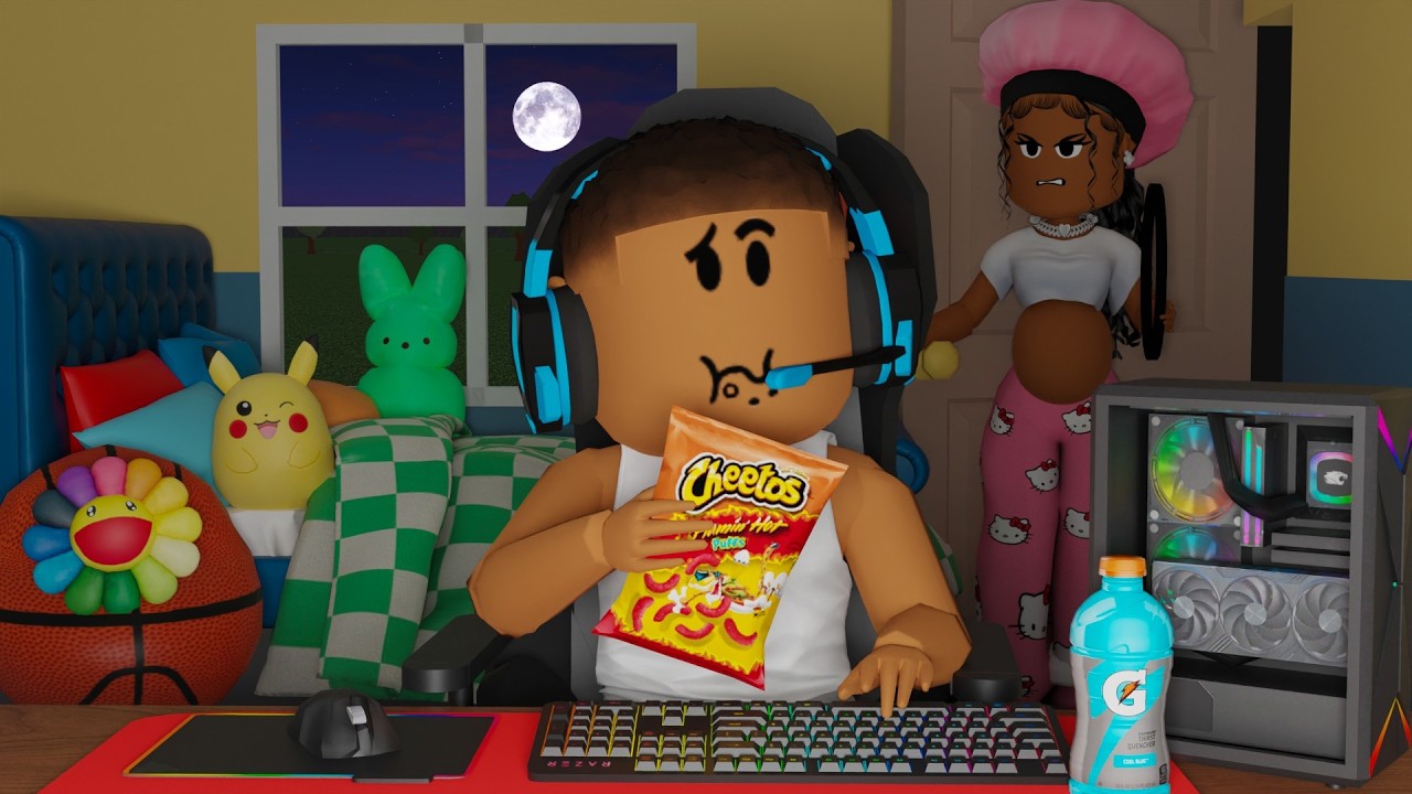 OUR CRAZY NIGHT ROUTINE!! *WEIRD DREAM* | Bloxburg Family Roleplay