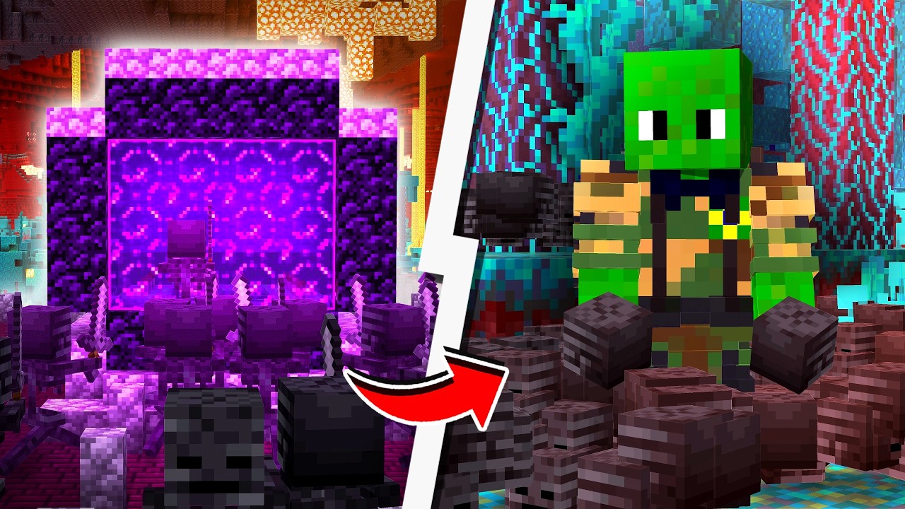 Farm de Wither Skeleton no Minecraft Hardcore #06