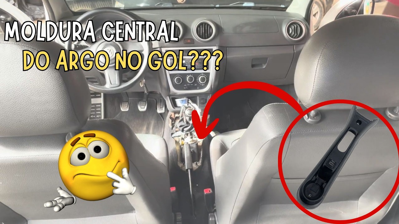 COLOQUEI A MOLDURA CENTRAL DO ARGO NO GOL G5