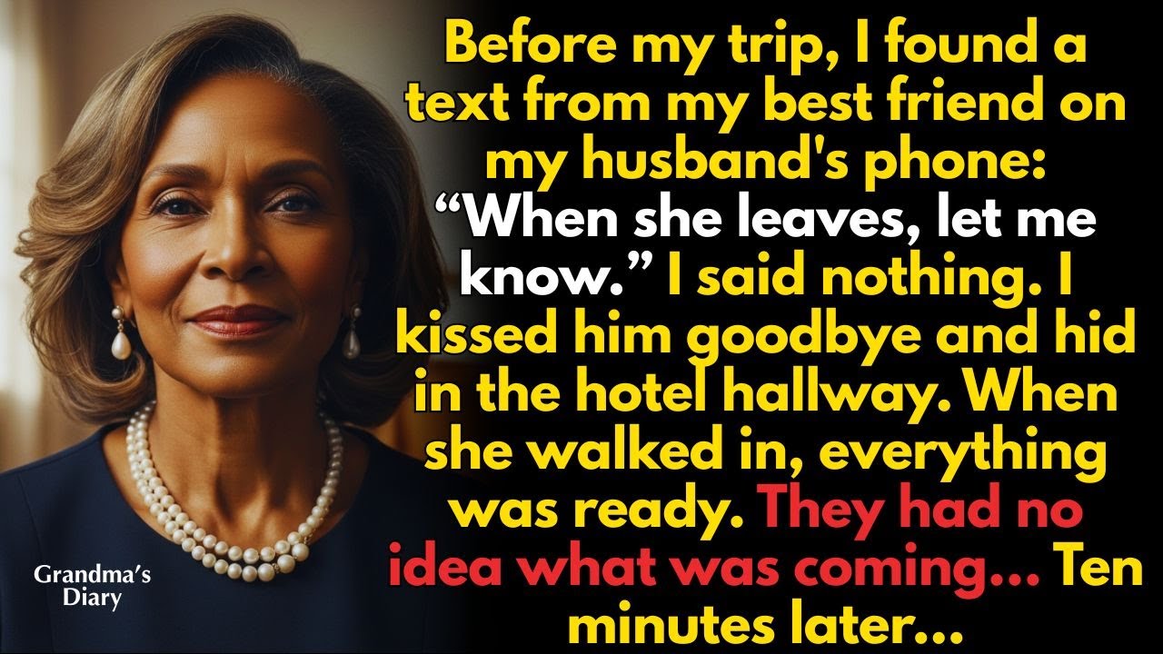 when she leaves, let me know, my friend wrote to my husband. i hid. ten minutes later..