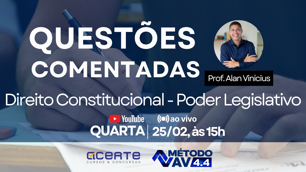 QC - DC - Poder Legislativo - Atribuições das Casas Legislativas - Prof. Alan Vinícius