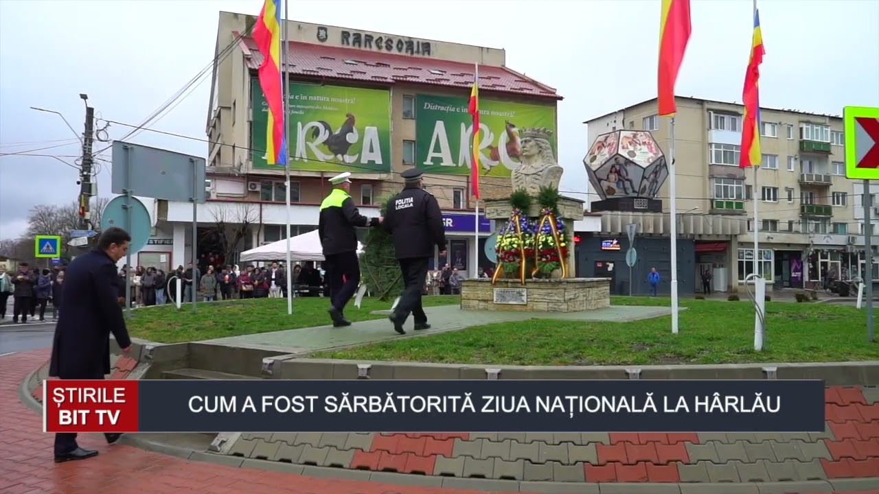 ȘTIRILE BIT TV - CUM A FOST SĂRBĂTORITĂ ZIUA NAȚIONALĂ LA H&Acirc;RLĂU