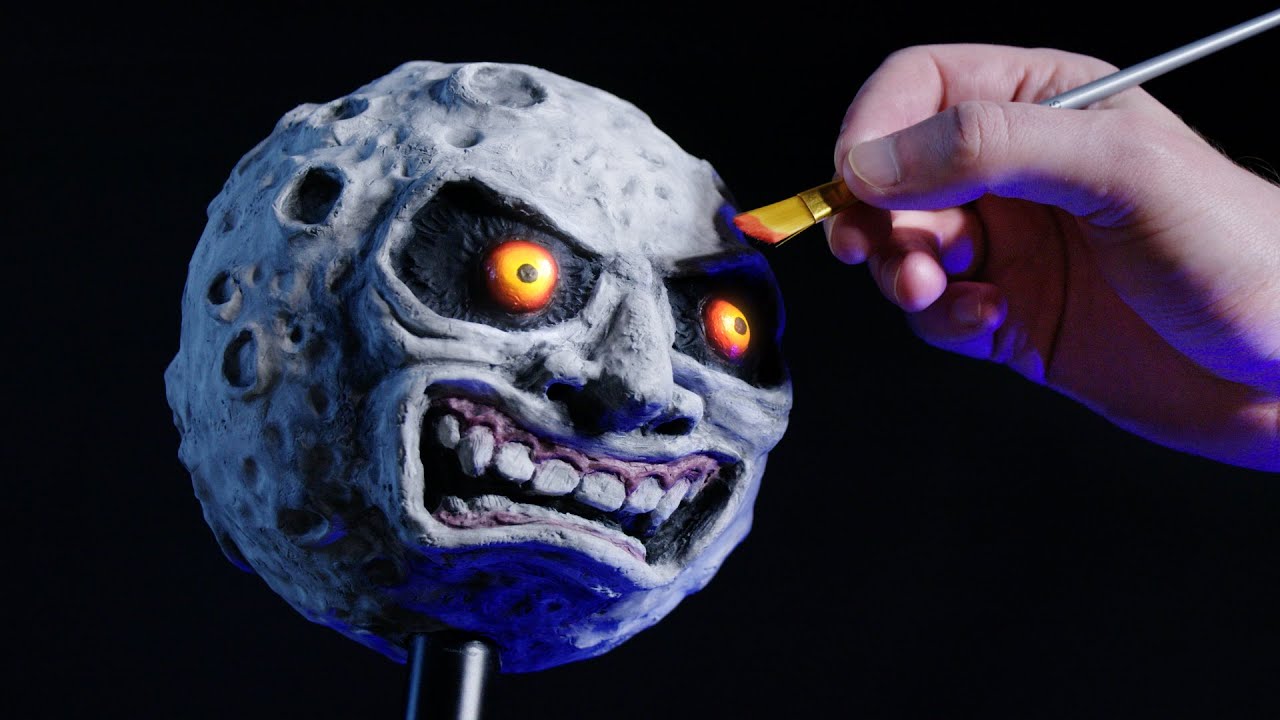 Making the Zelda Moon - Majora's Mask Giant Sculpture!