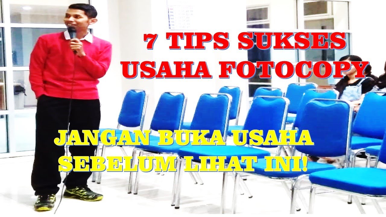 TIPS SUKSES USAHA/BISNIS FOTOCOPY