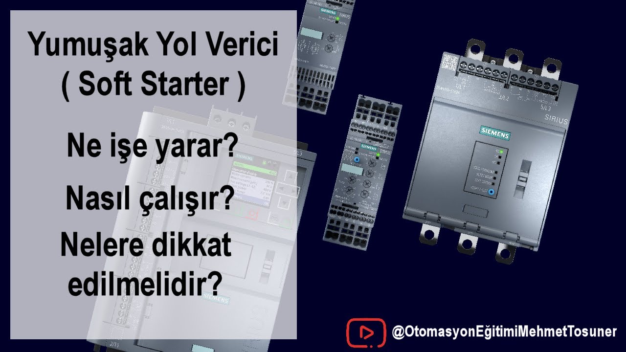 Yumuşak Yol Verici ( Soft Starter ) Ne işe yarar? Nasıl çalışır? Nelere dikkat edilmelidir?#elektrik