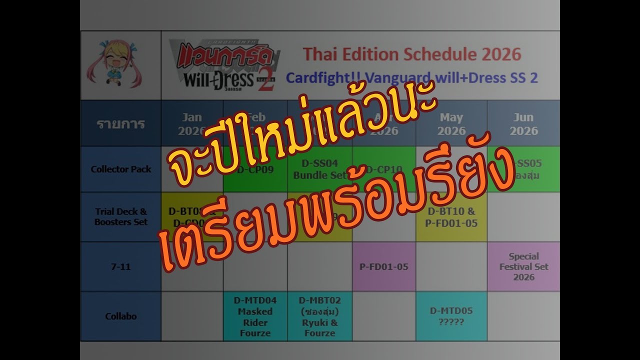 ตารางของแวนการ์ดออก ต้น กลาง ปีหน้า (2026) by Fight Together