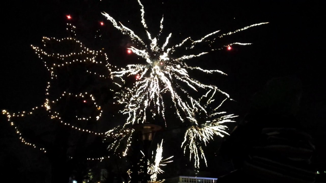 Fyrverkeri fra Lysfest i Bergen