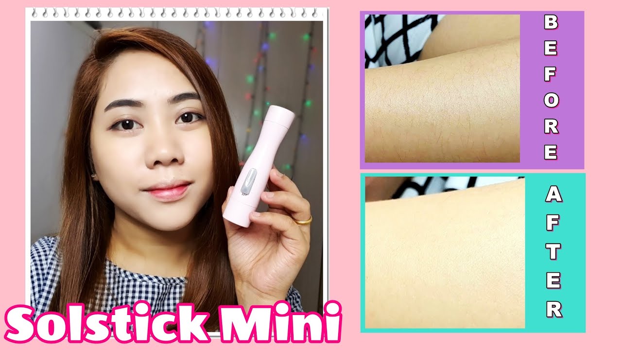 Shaving My face with E-shaver|Solstick Mini