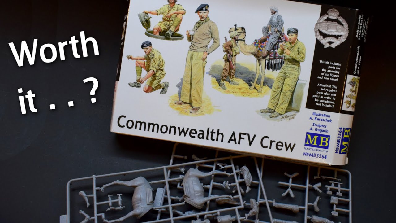 Is the Master Box 1/35 Scale Commonwealth AFV Crew Worth it? Unboxing Review