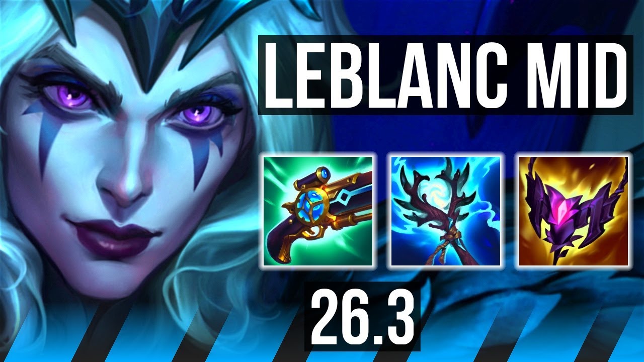 LEBLANC vs YONE (MID) | Good KDA: 20/1/4 | EUW Master | 26.3