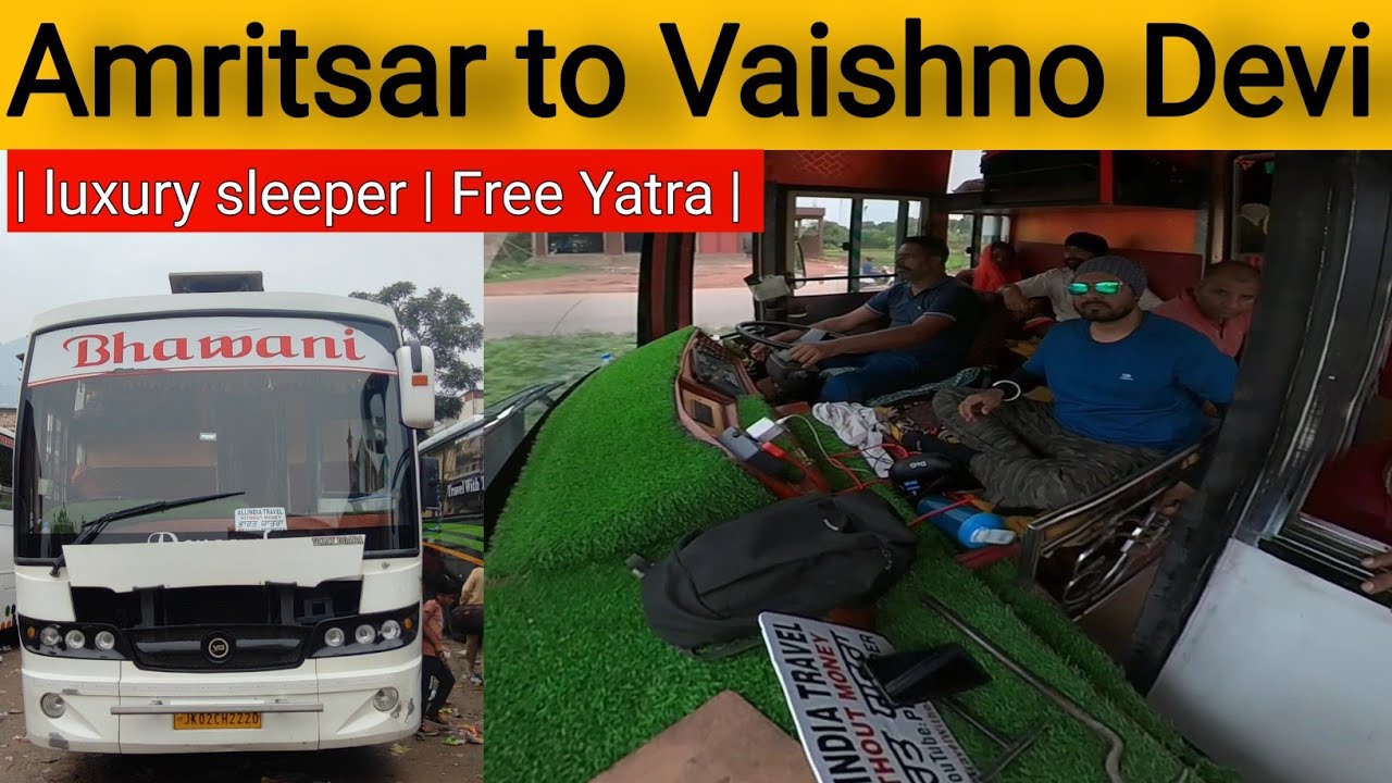 Amritsar To Vaishno Devi | Free Yatra | jai bhawani bus | Rode Rage | daily service | @PB06 VLOGGER