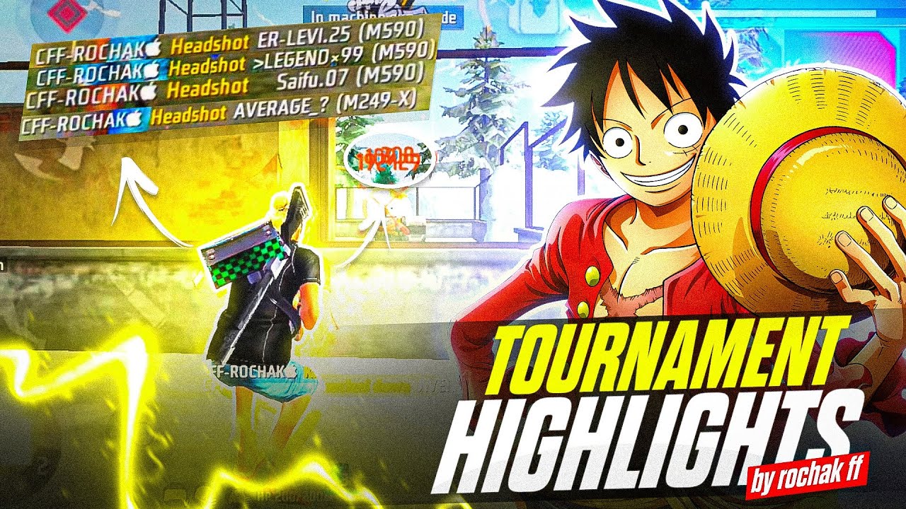 Tournament Highlights 🚀 By Rochak FF ⚔️ || IPhone 14📱|| Free fire India 🇮🇳 #44