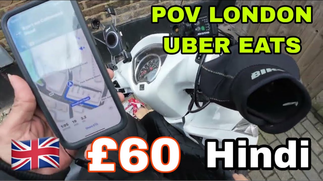 Pov London | Bike Ride | Uber Eats