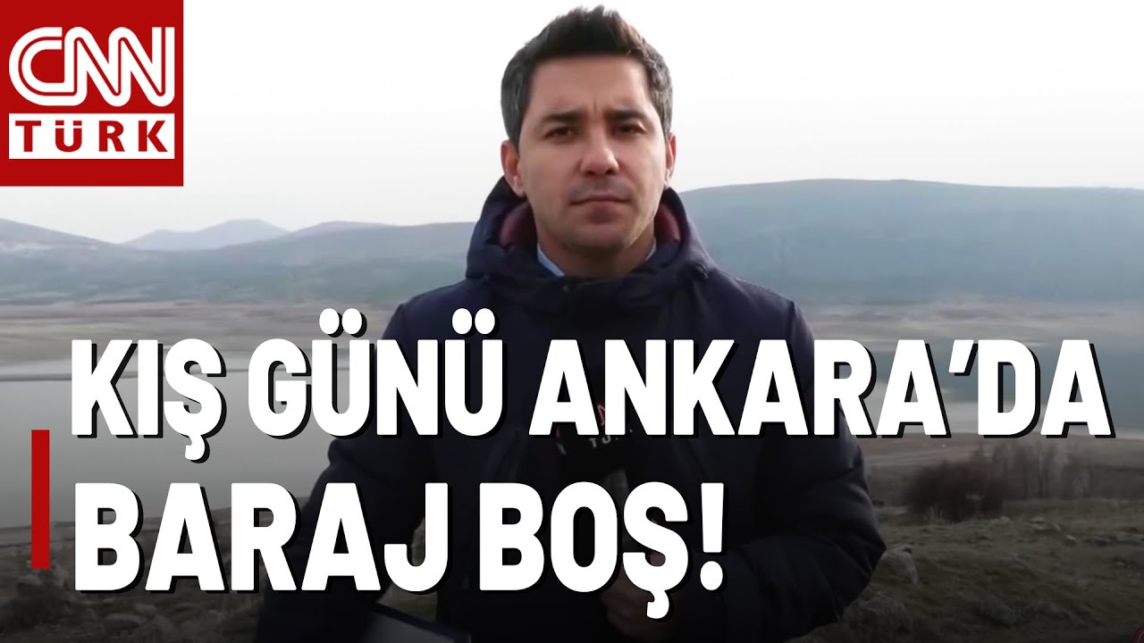 Ankara'da Su Bitiyor! Çamlıdere Barajı'nda Adacıklar Oluştu!
