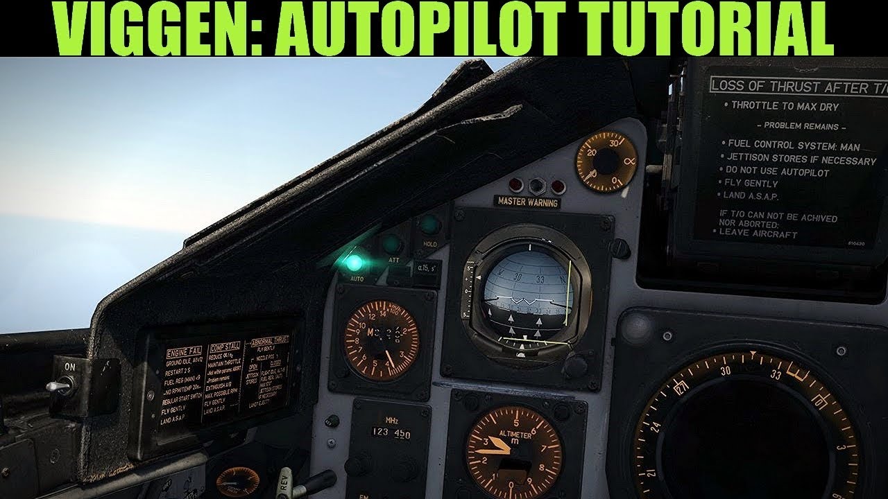AJS37 Viggen: Autopilot Tutorial | DCS WORLD
