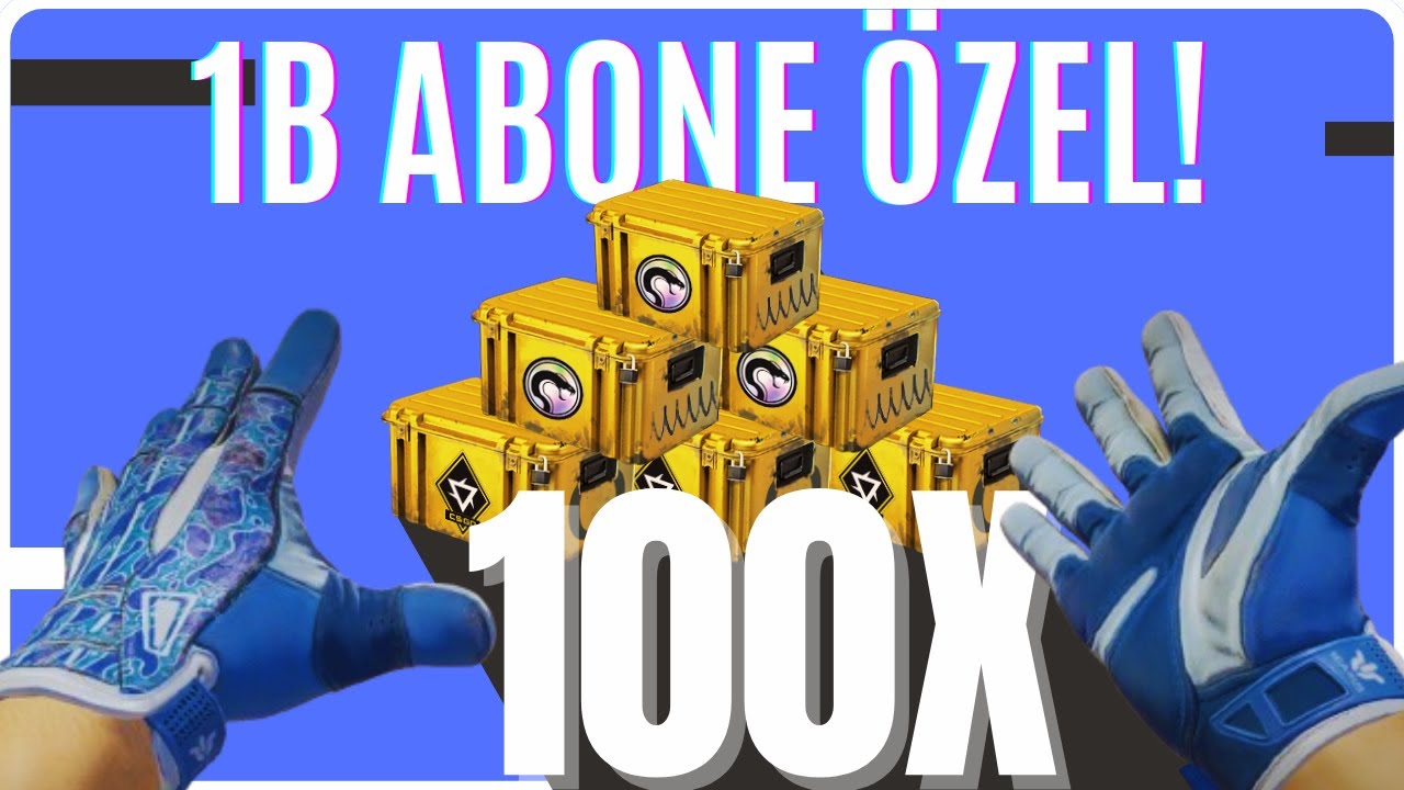 100 Farklı Kasa Açıyoruz! (1000 Abone Özel Devasa Kasa Açılımı!)