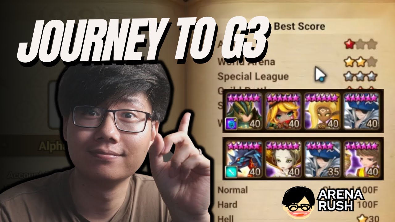 Can We Get G3 For This Account With This ARENA RUSH! - Summoners War