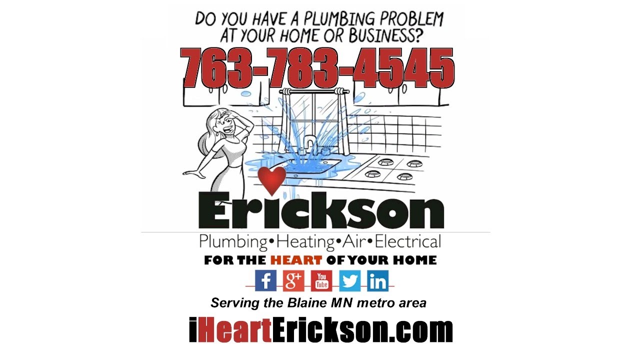 Plumbing Installation & Repair Blaine MN Erickson Plumbing