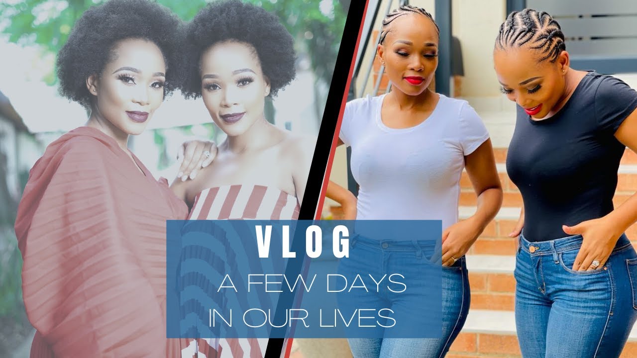VLOG Natural Hair ONLY & Interesting Tv Interview with identical Twins |Centtwinz Reality | SA Twins