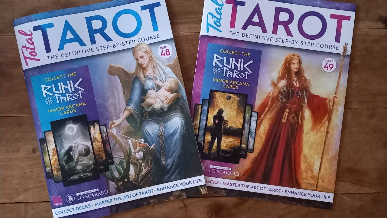 Total Tarot 48 & 49 | the Runik Tarot by Lo Scarabeo & bouquet spread