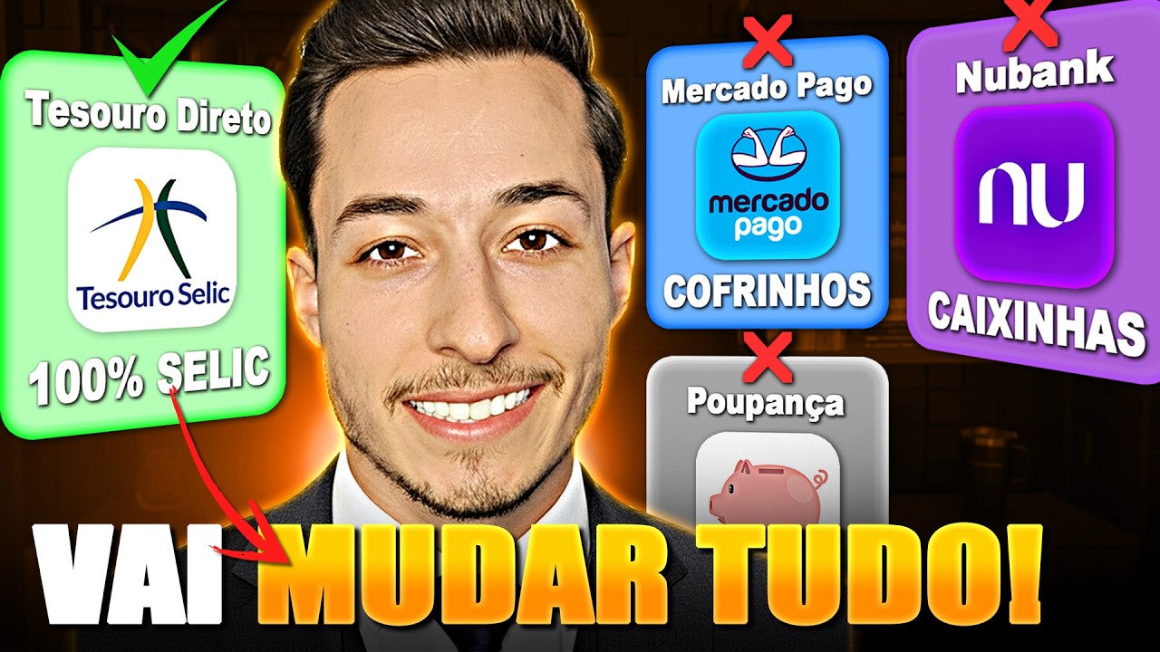 NOVO TÍTULO do Tesouro Direto com LIQUIDEZ DIÁRIA e aporte MÍNIMO DE R$1 REAL | Tesouro Reserva