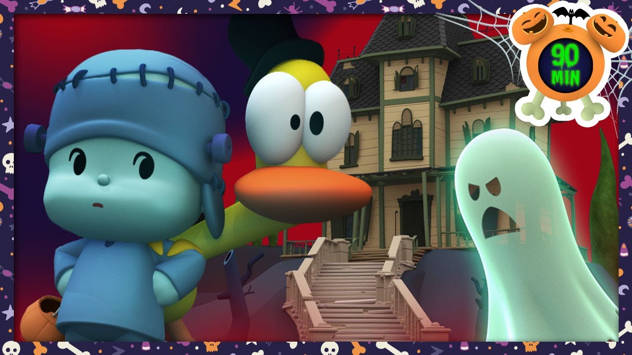 😱 POCOYO FRANÇAIS -La Grand Manoir Hanté d'Halloween [ 90 min ] | DESSIN ANIMÉ pour enfants
