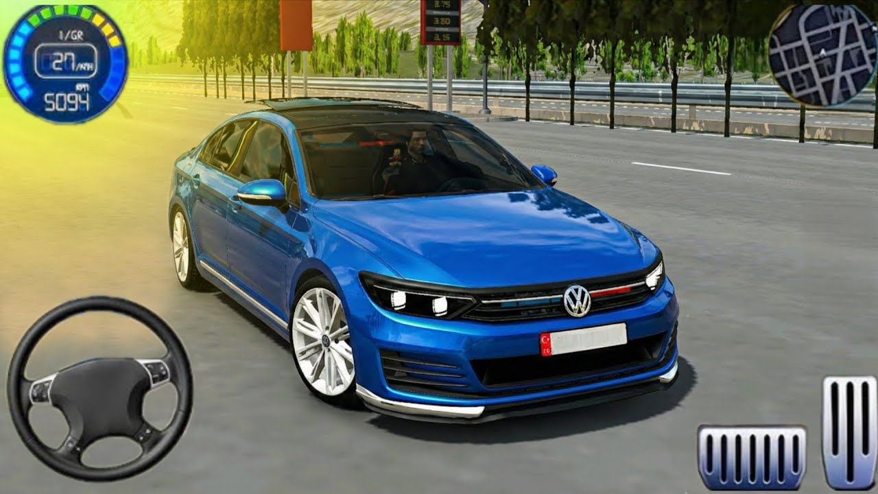 🎮Modifiyeli Passat Sürüş Simülatör Oyunu 🔥-  Araba Oyunu