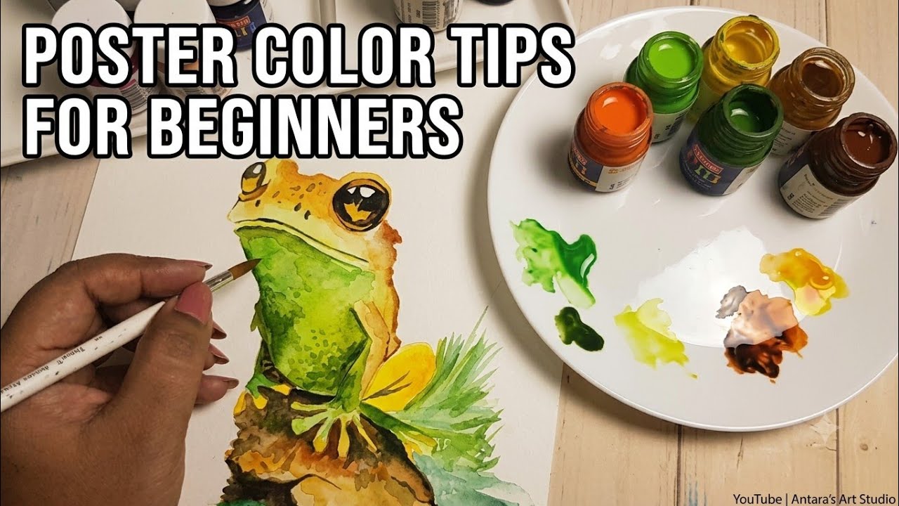Poster Colours Tips for beginners [ ONLINE FREE CLASS ]